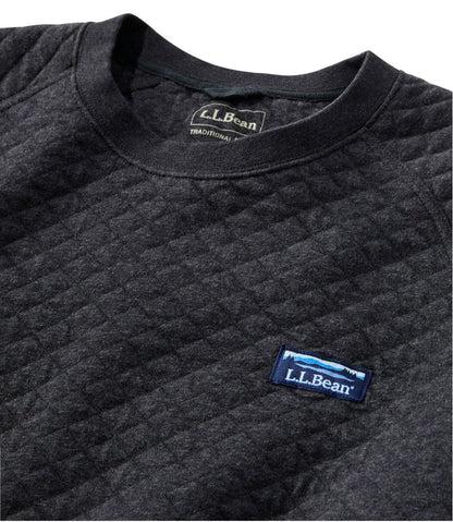 L.L.Bean | Men's Quilted Sweatshirt, Crewneck