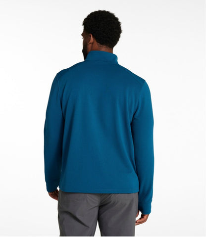 L.L.Bean | Men's VentureStretch Ottoman-Rib Pullover, Quarter-Zip