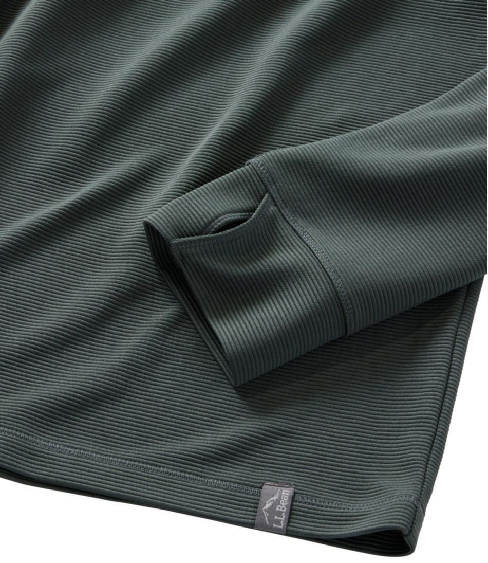 L.L.Bean | Men's VentureStretch Ottoman-Rib Pullover, Quarter-Zip