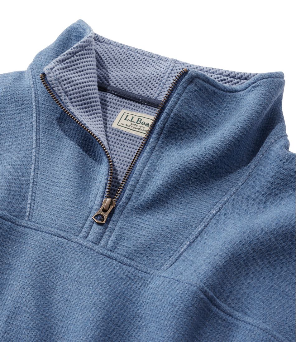 L.L.Bean | Men's All Seasons Textured Sweats, Quarter-Zip