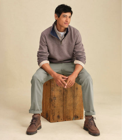 L.L.Bean | Men's All Seasons Textured Sweats, Quarter-Zip
