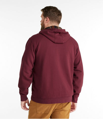 L.L.Bean | Men's Katahdin Iron Works® Hooded Sweatshirt, Flannel-Lined