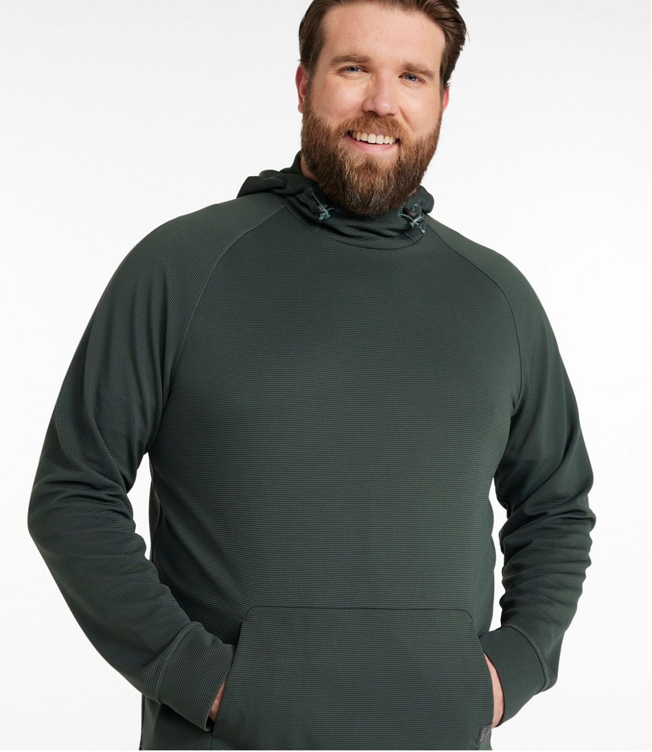 L.L.Bean | Men's VentureStretch Ottoman-Rib Hoodie