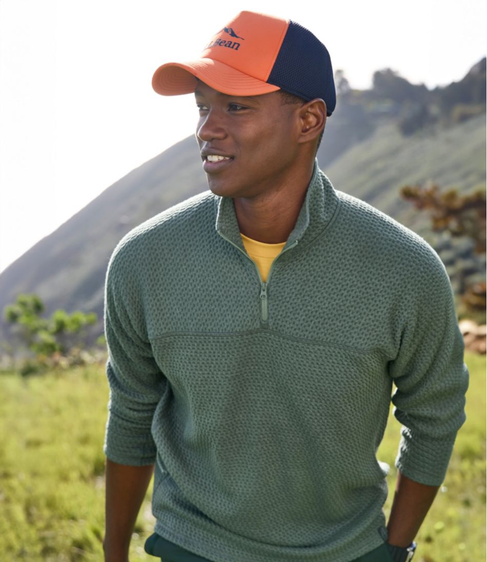 L.L.Bean | Men's Ridgeknit Pullover, Quarter-Zip