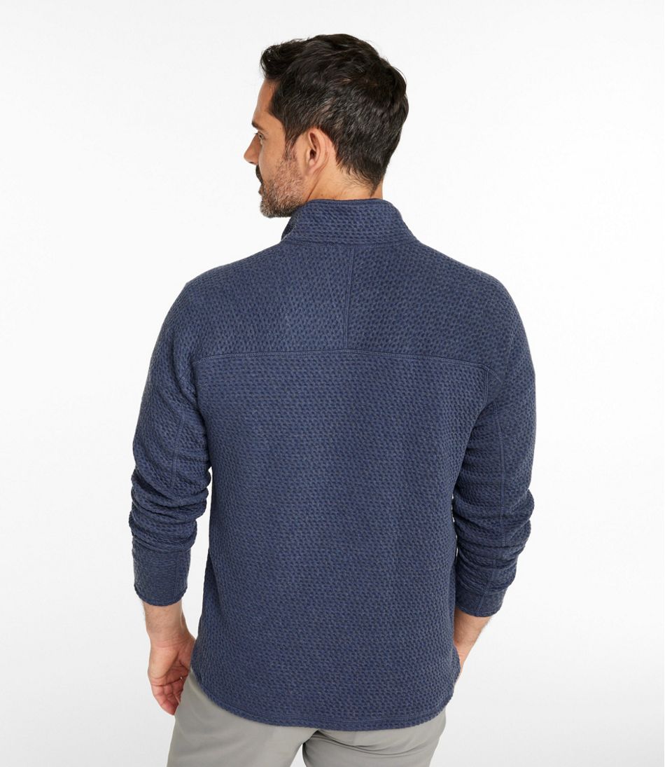 L.L.Bean | Men's Ridgeknit Pullover, Quarter-Zip