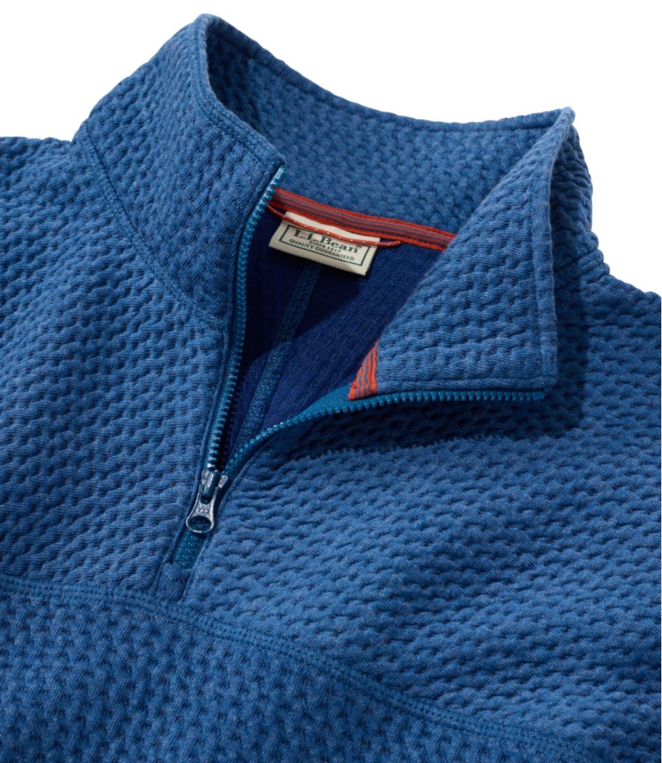 L.L.Bean | Men's Ridgeknit Pullover, Quarter-Zip