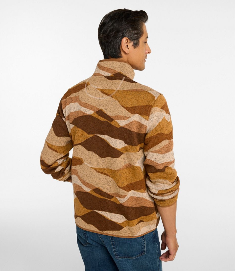 L.L.Bean | Men's L.L.Bean Sweater Fleece Pullover, Print