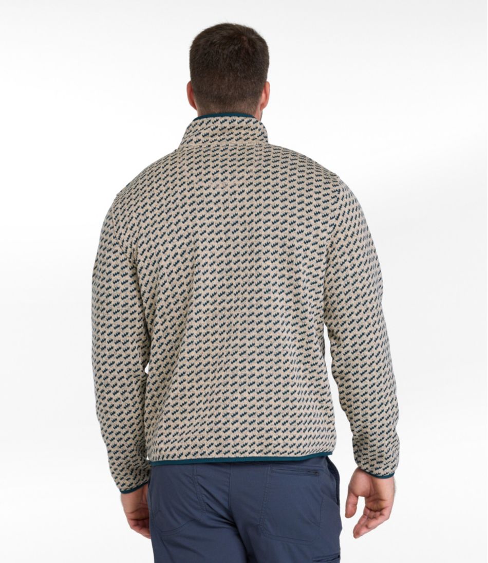 L.L.Bean | Men's L.L.Bean Sweater Fleece Pullover, Print