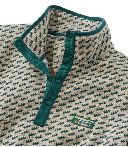 L.L.Bean | Men's L.L.Bean Sweater Fleece Pullover, Print