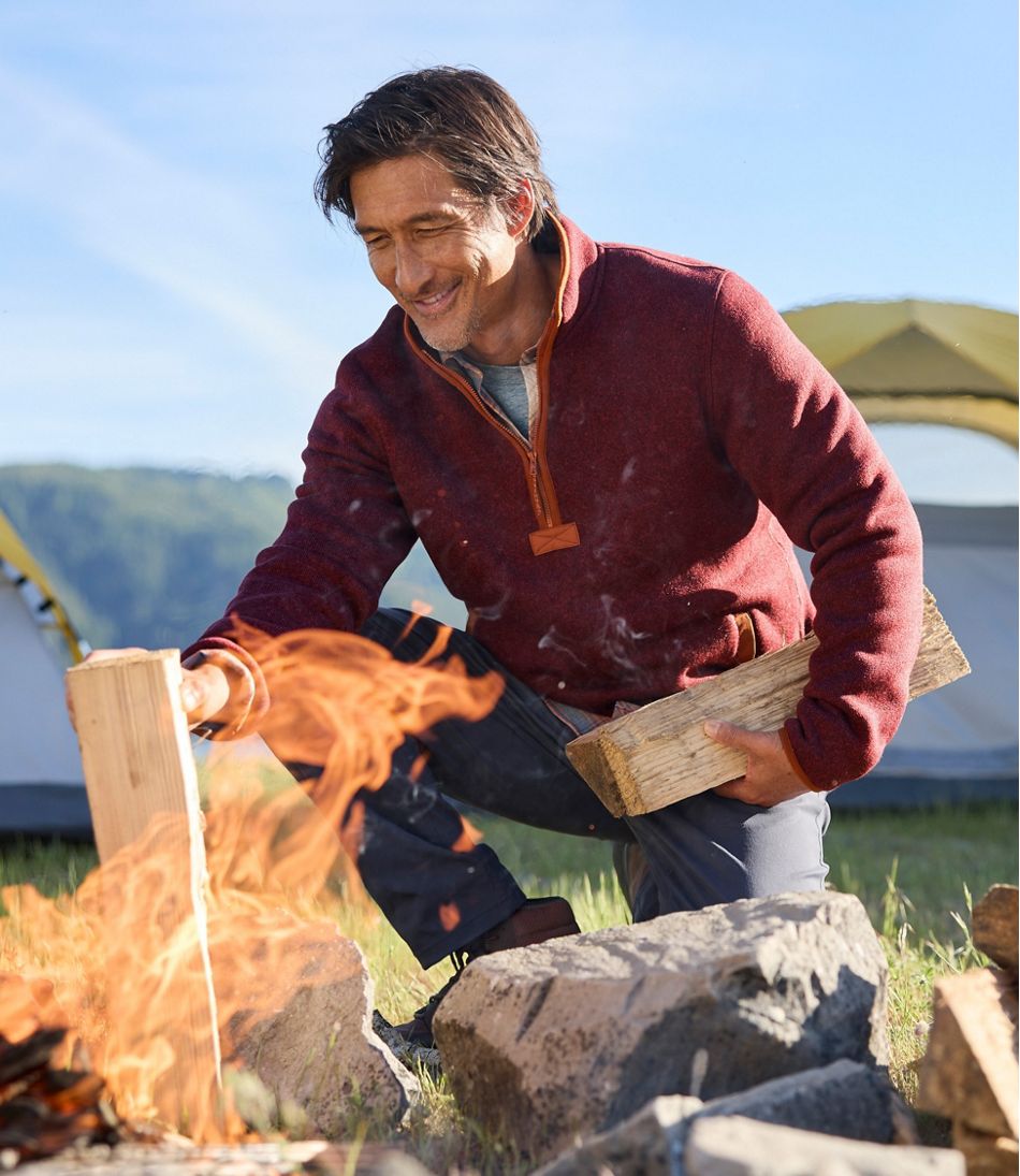L.L.Bean | Men's Bean's Sweater Fleece Half-Zip Pullover