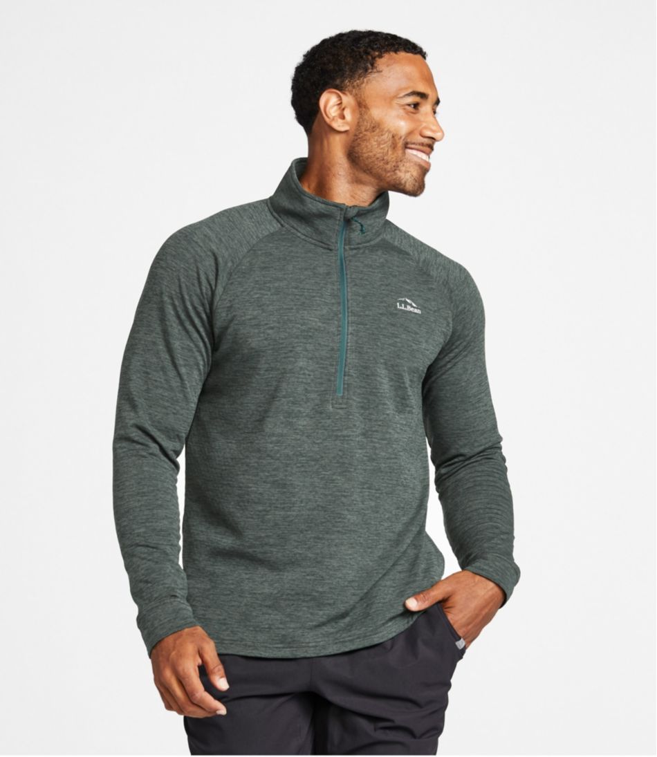 L.L.Bean | Men's Adventure Grid Fleece, Quarter-Zip