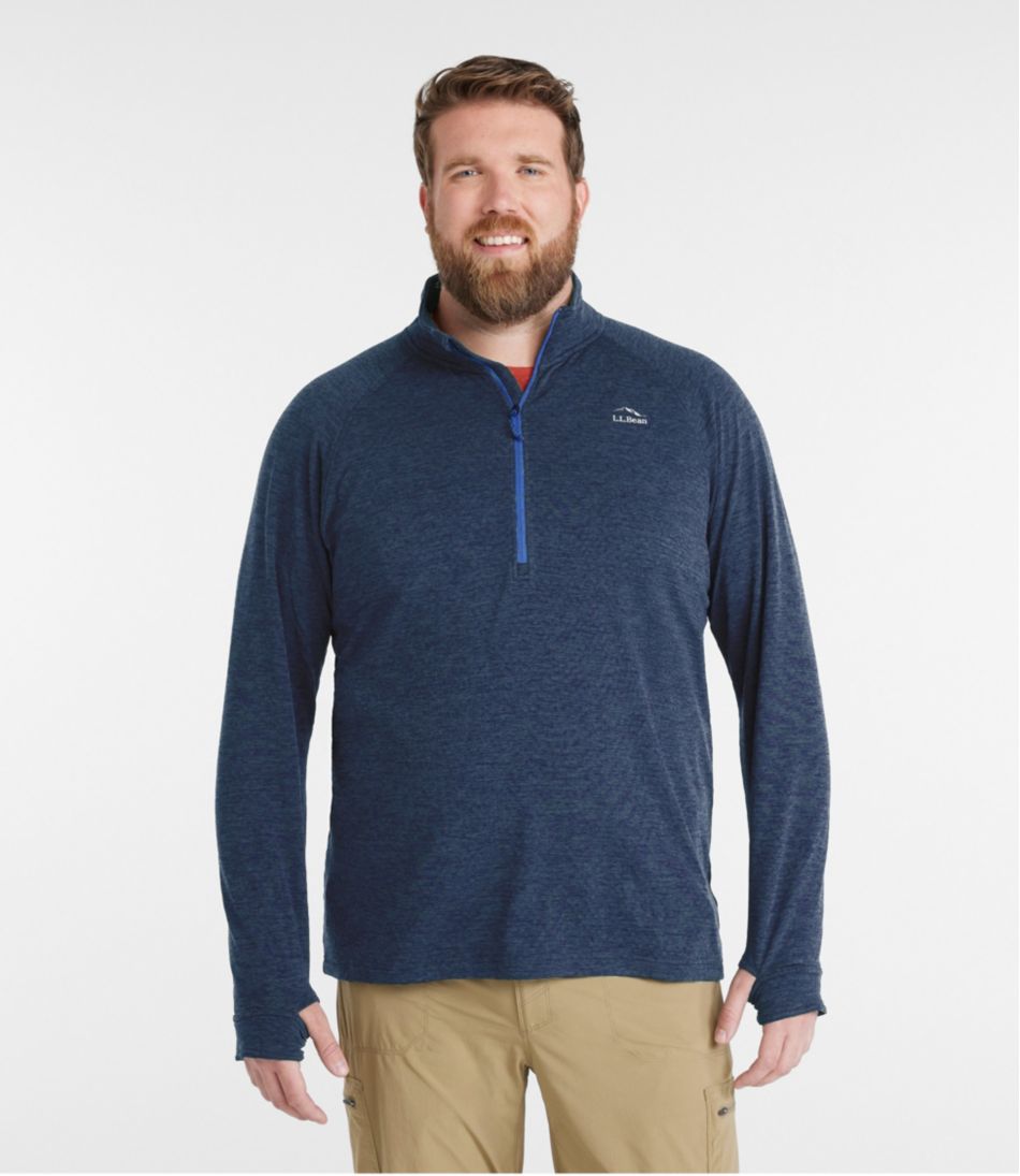 L.L.Bean | Men's Adventure Grid Fleece, Quarter-Zip