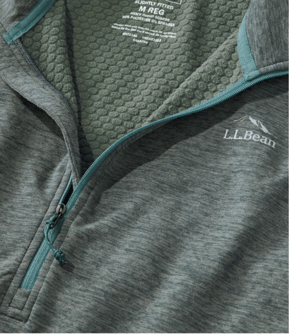 L.L.Bean | Men's Adventure Grid Fleece, Quarter-Zip