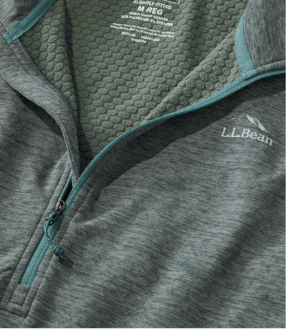 L.L.Bean | Men's Adventure Grid Fleece, Quarter-Zip