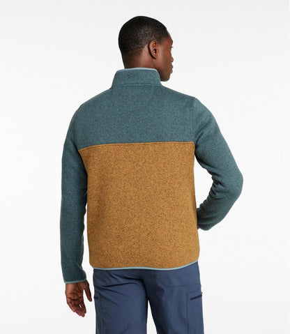 L.L.Bean | Men's L.L.Bean Sweater Fleece Pullover, Colorblock