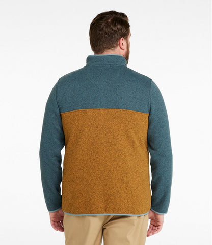 L.L.Bean | Men's L.L.Bean Sweater Fleece Pullover, Colorblock