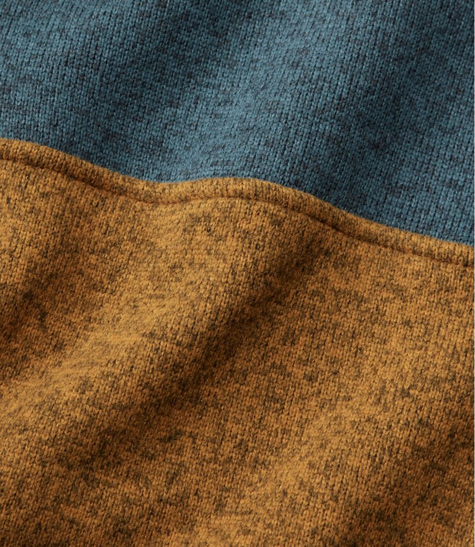 L.L.Bean | Men's L.L.Bean Sweater Fleece Pullover, Colorblock