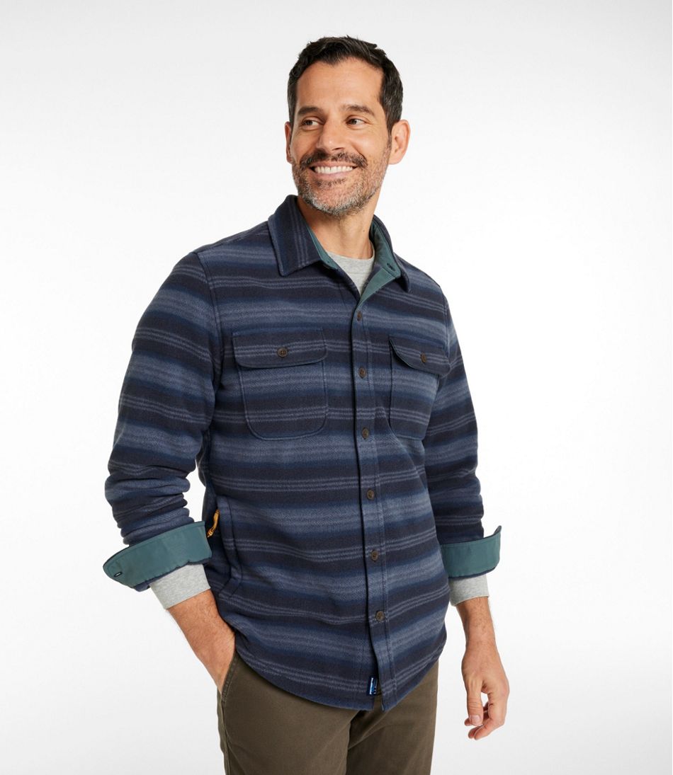 L.L.Bean | Men's Bean's Mariner Fleece Shirt, Print