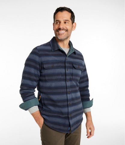 L.L.Bean | Men's Bean's Mariner Fleece Shirt, Print