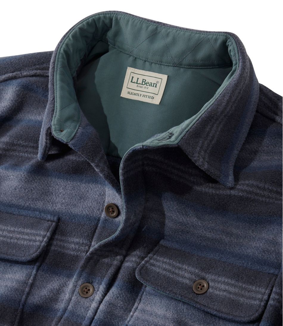 L.L.Bean | Men's Bean's Mariner Fleece Shirt, Print