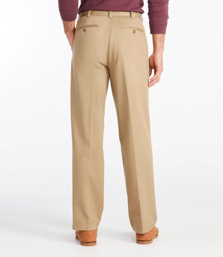 L.L.Bean | Men's Wrinkle-Free Double L® Chinos, Natural Fit, Hidden Comfort, Plain Front