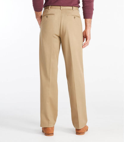 L.L.Bean | Men's Wrinkle-Free Double L® Chinos, Natural Fit, Hidden Comfort, Plain Front