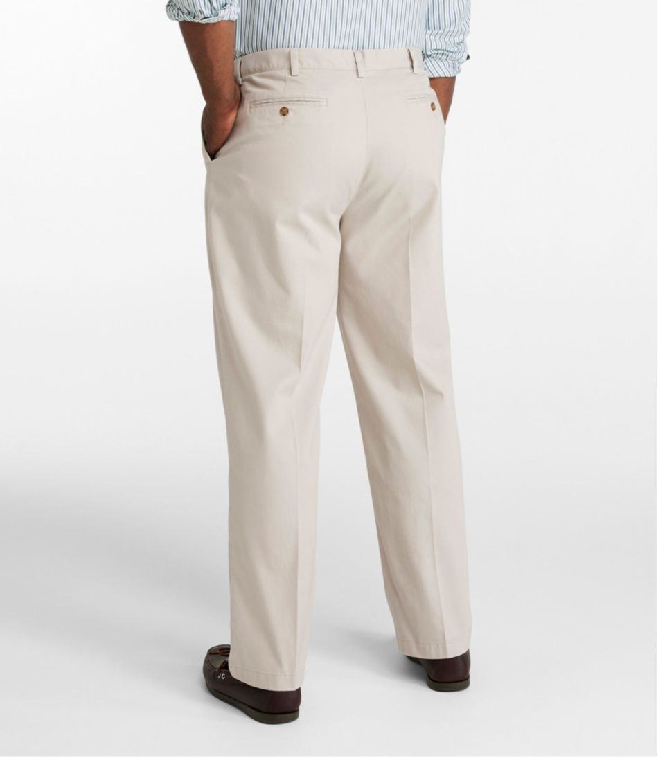 L.L.Bean | Men's Wrinkle-Free Double L® Chinos, Natural Fit, Hidden Comfort, Plain Front