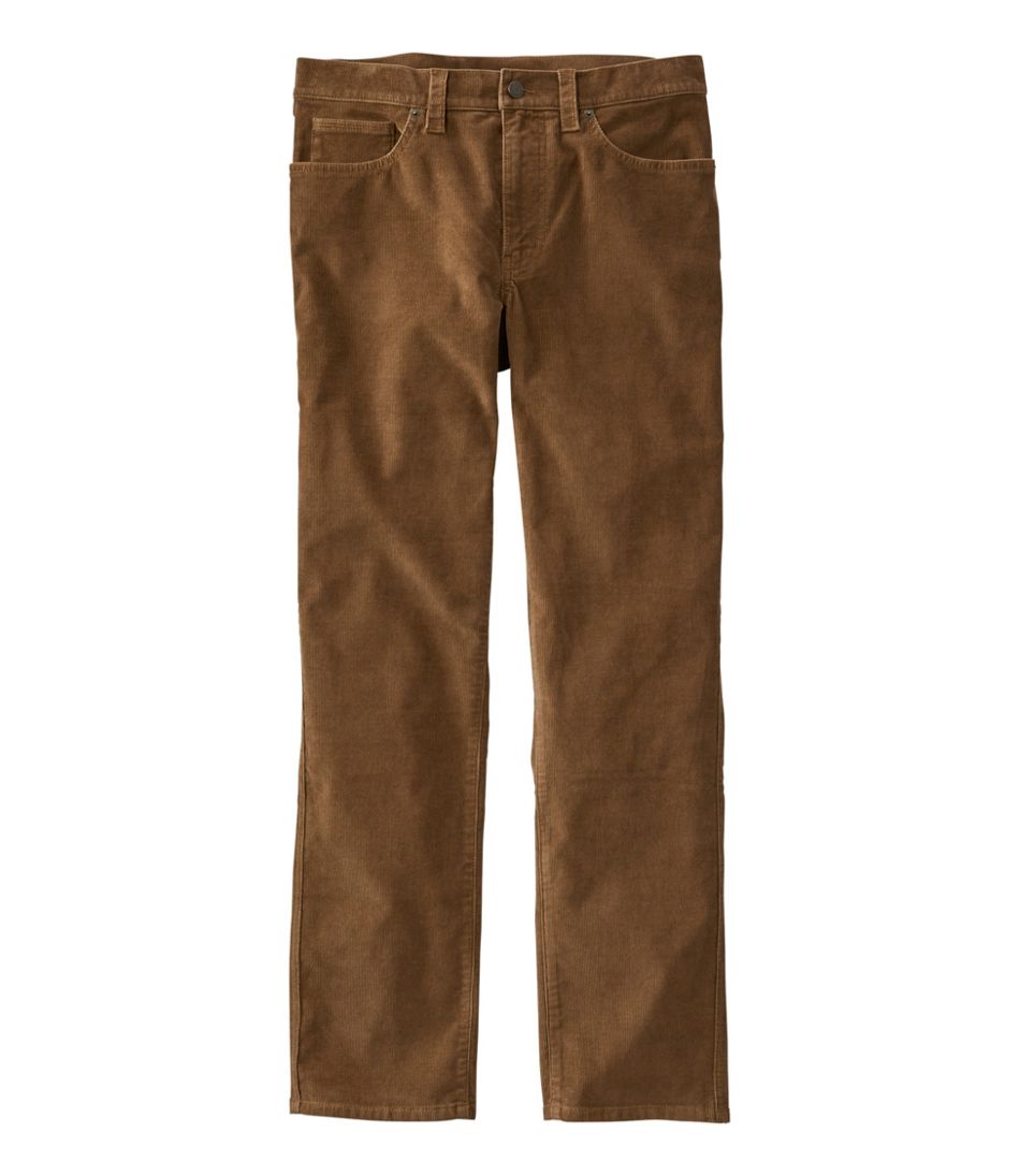 L.L.Bean | Men's BeanFlex® Corduroy Pants, Five-Pocket, Standard Fit, Straight Leg