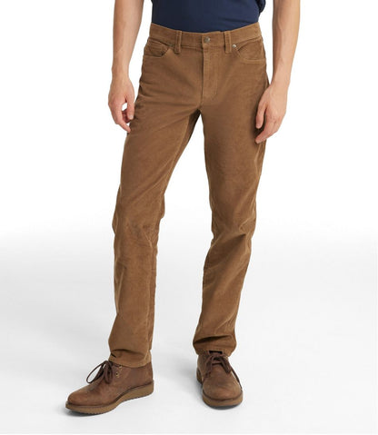 L.L.Bean | Men's BeanFlex® Corduroy Pants, Five-Pocket, Standard Fit, Straight Leg