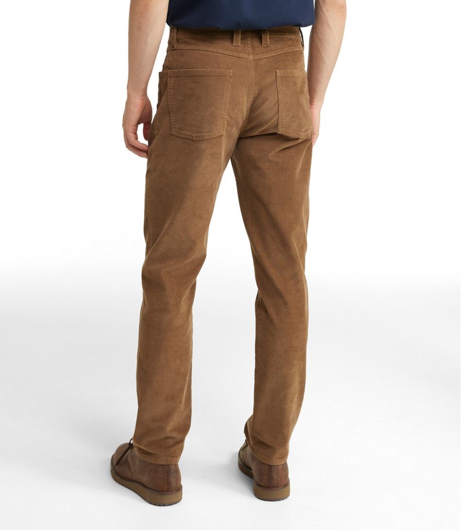 L.L.Bean | Men's BeanFlex® Corduroy Pants, Five-Pocket, Standard Fit, Straight Leg