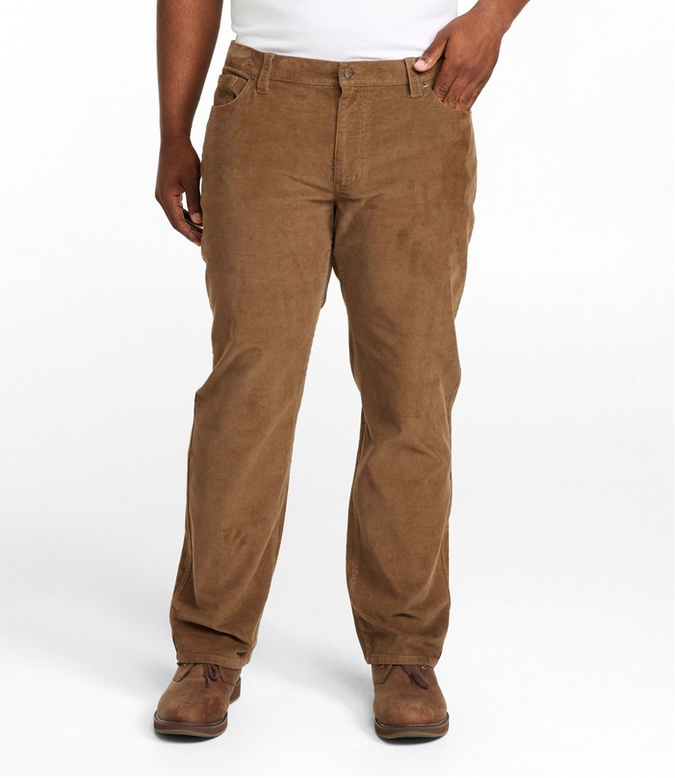 L.L.Bean | Men's BeanFlex® Corduroy Pants, Five-Pocket, Standard Fit, Straight Leg