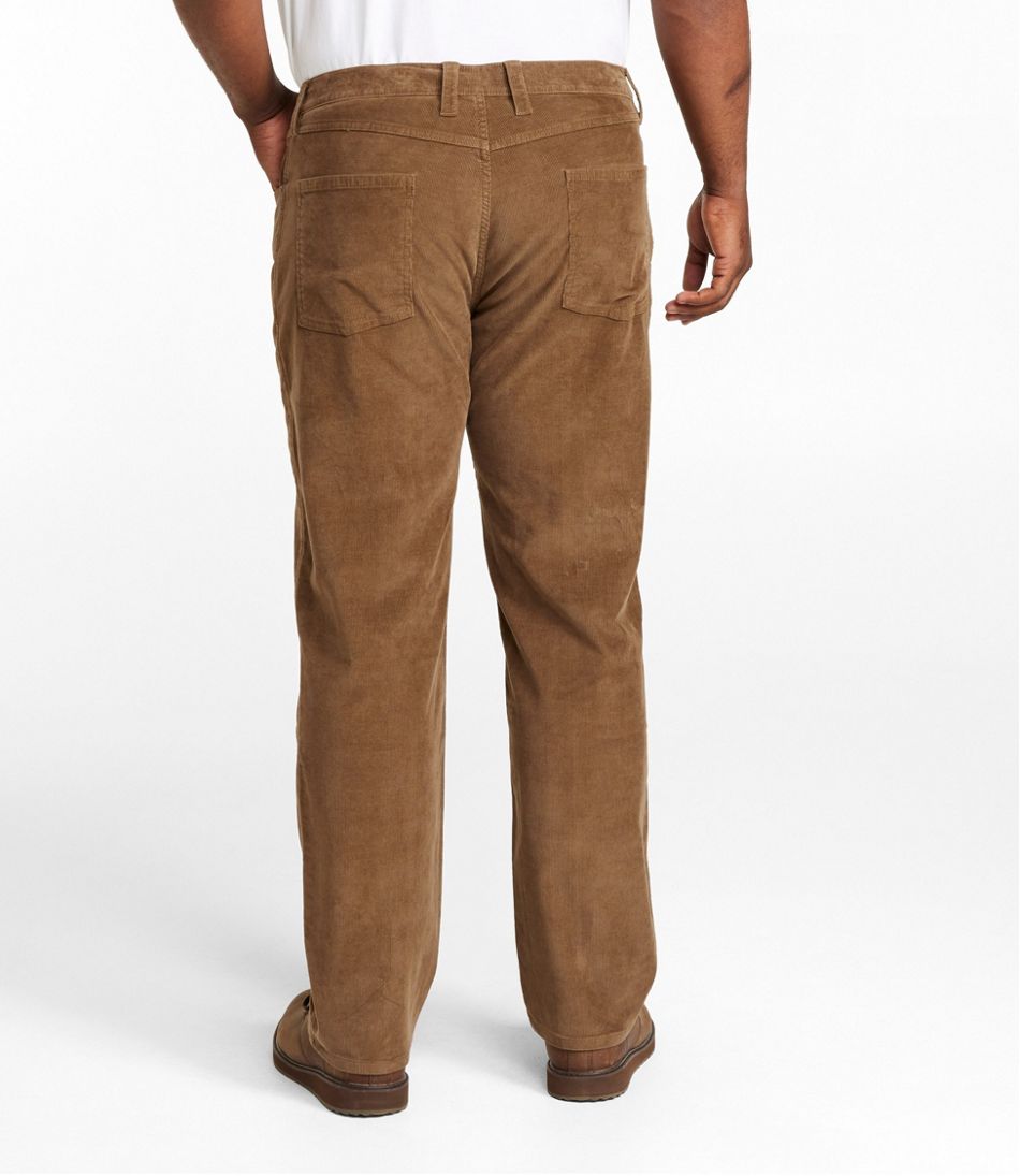L.L.Bean | Men's BeanFlex® Corduroy Pants, Five-Pocket, Standard Fit, Straight Leg