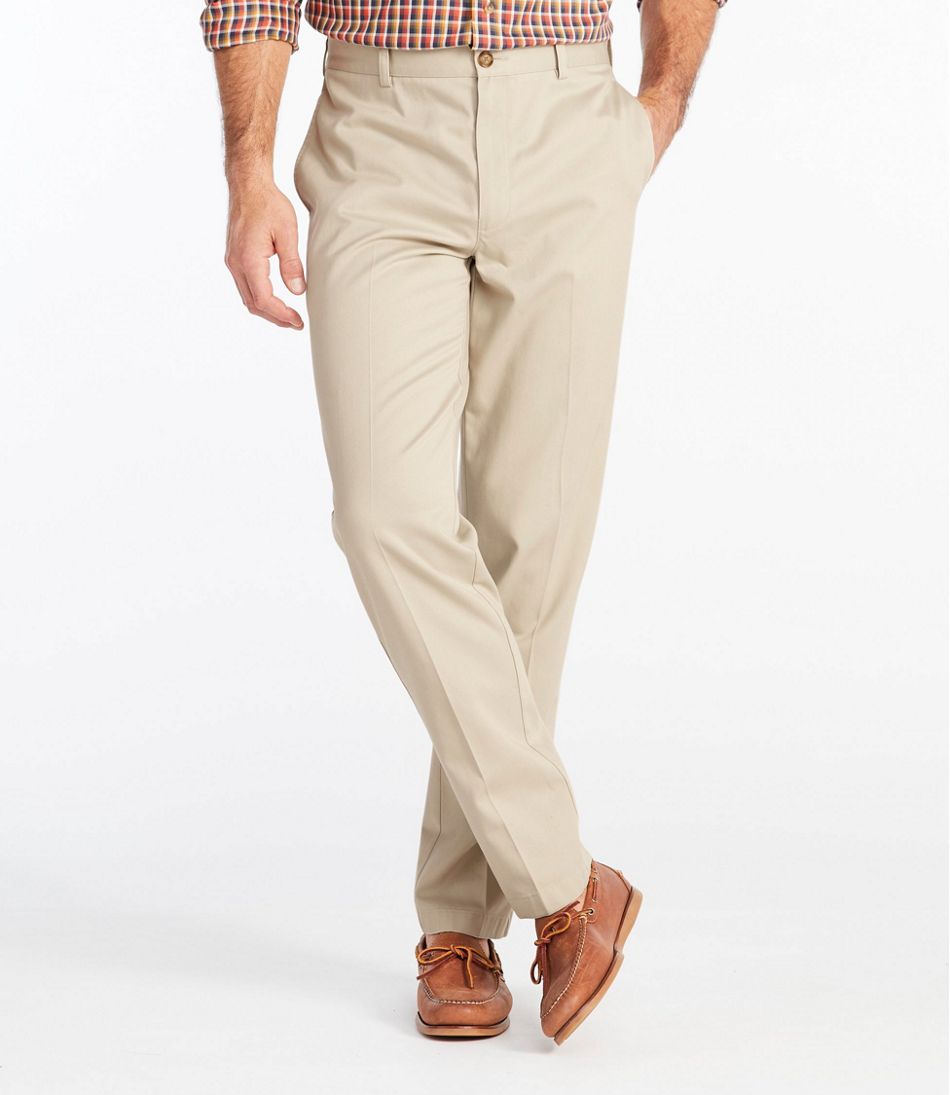 L.L.Bean | Men's Wrinkle-Free Double L® Chinos, Classic Fit, Plain Front
