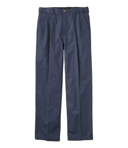 L.L.Bean | Men's Wrinkle-Free Double L® Chinos, Natural Fit, Hidden Comfort, Pleated