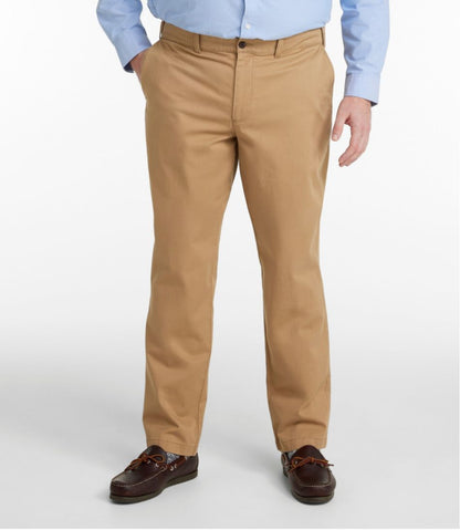 L.L.Bean | Men's Lakewashed® Stretch Khakis, Standard Athletic Fit, Tapered Leg