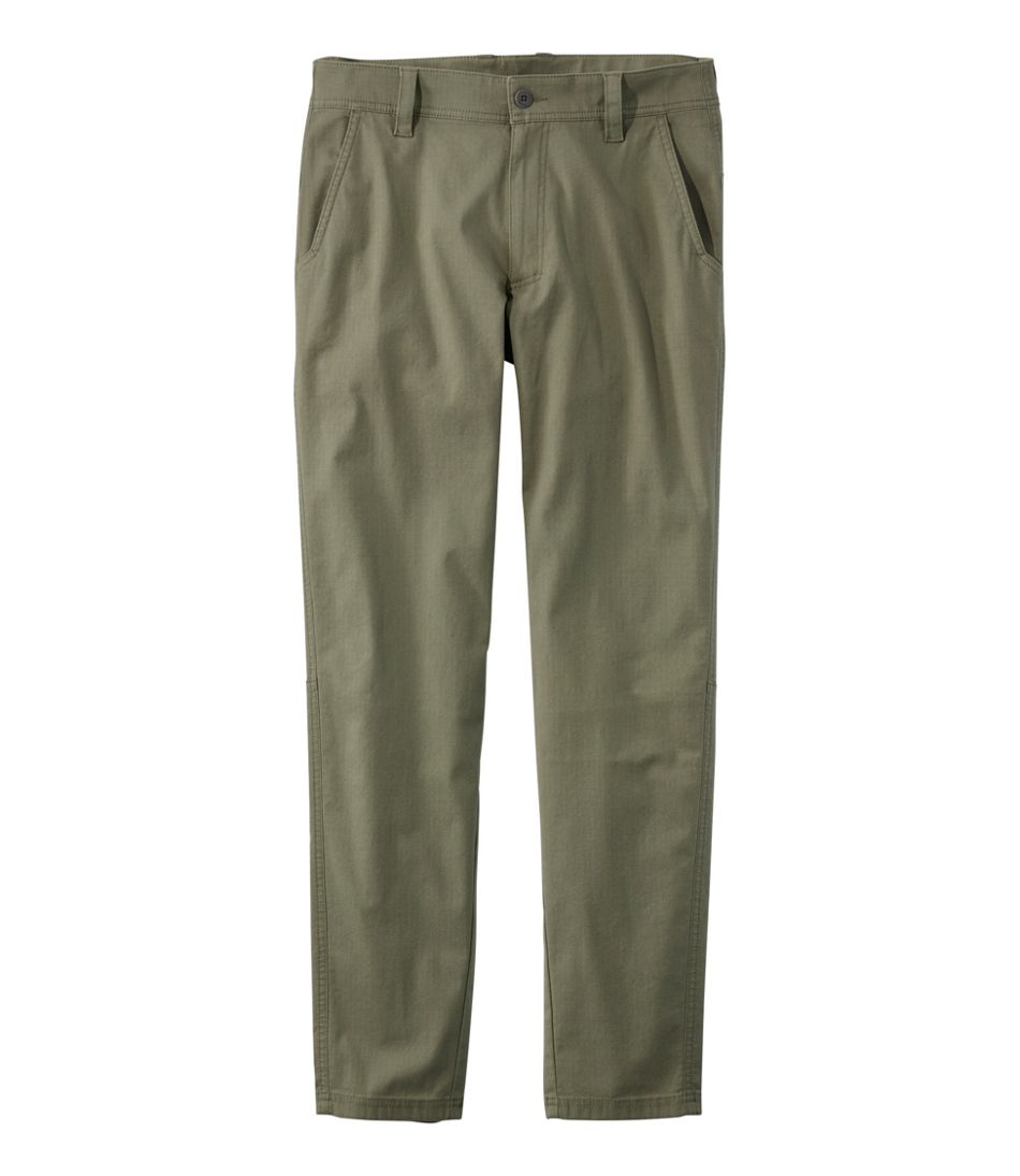 L.L.Bean | Men's Explorer Ripstop Pants, Fixed Waist, Standard Fit, Tapered Leg