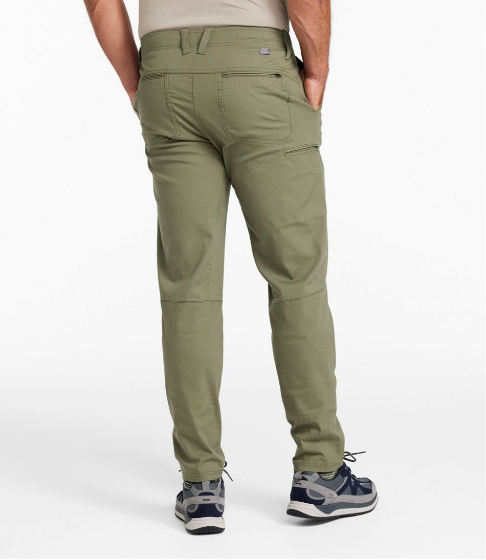 L.L.Bean | Men's Explorer Ripstop Pants, Fixed Waist, Standard Fit, Tapered Leg