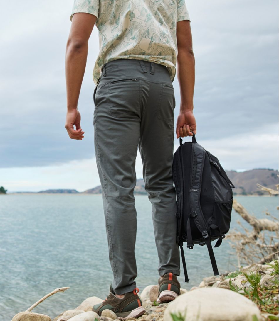 L.L.Bean | Men's Explorer Ripstop Pants, Fixed Waist, Standard Fit, Tapered Leg
