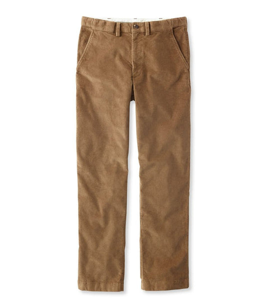L.L.Bean | Men's L.L.Bean Stretch Country Corduroy Pants, Natural Fit, Plain Front, Hidden Comfort