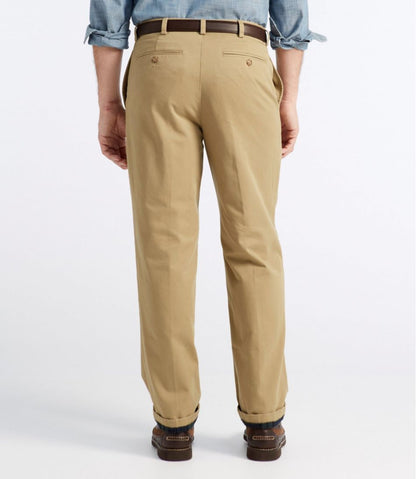 L.L.Bean | Men's Double L® Chinos, Natural Fit, Plain Front, Flannel-Lined