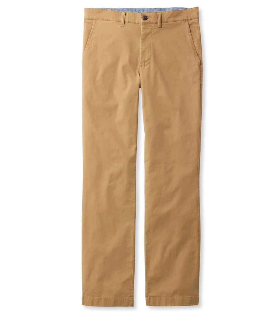 L.L.Bean | Men's Lakewashed® Stretch Khakis, Standard Fit, Straight Leg