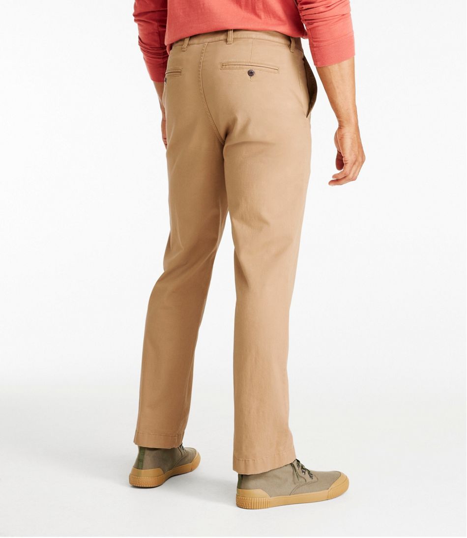 L.L.Bean | Men's Lakewashed® Stretch Khakis, Standard Fit, Straight Leg