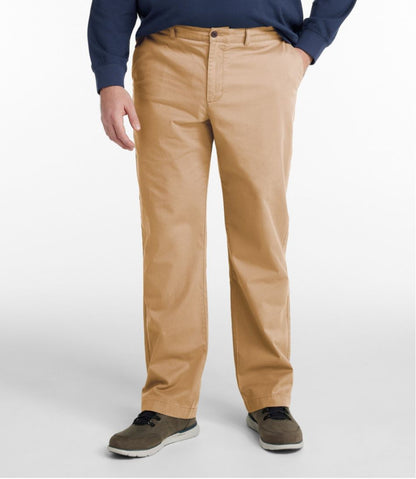 L.L.Bean | Men's Lakewashed® Stretch Khakis, Standard Fit, Straight Leg