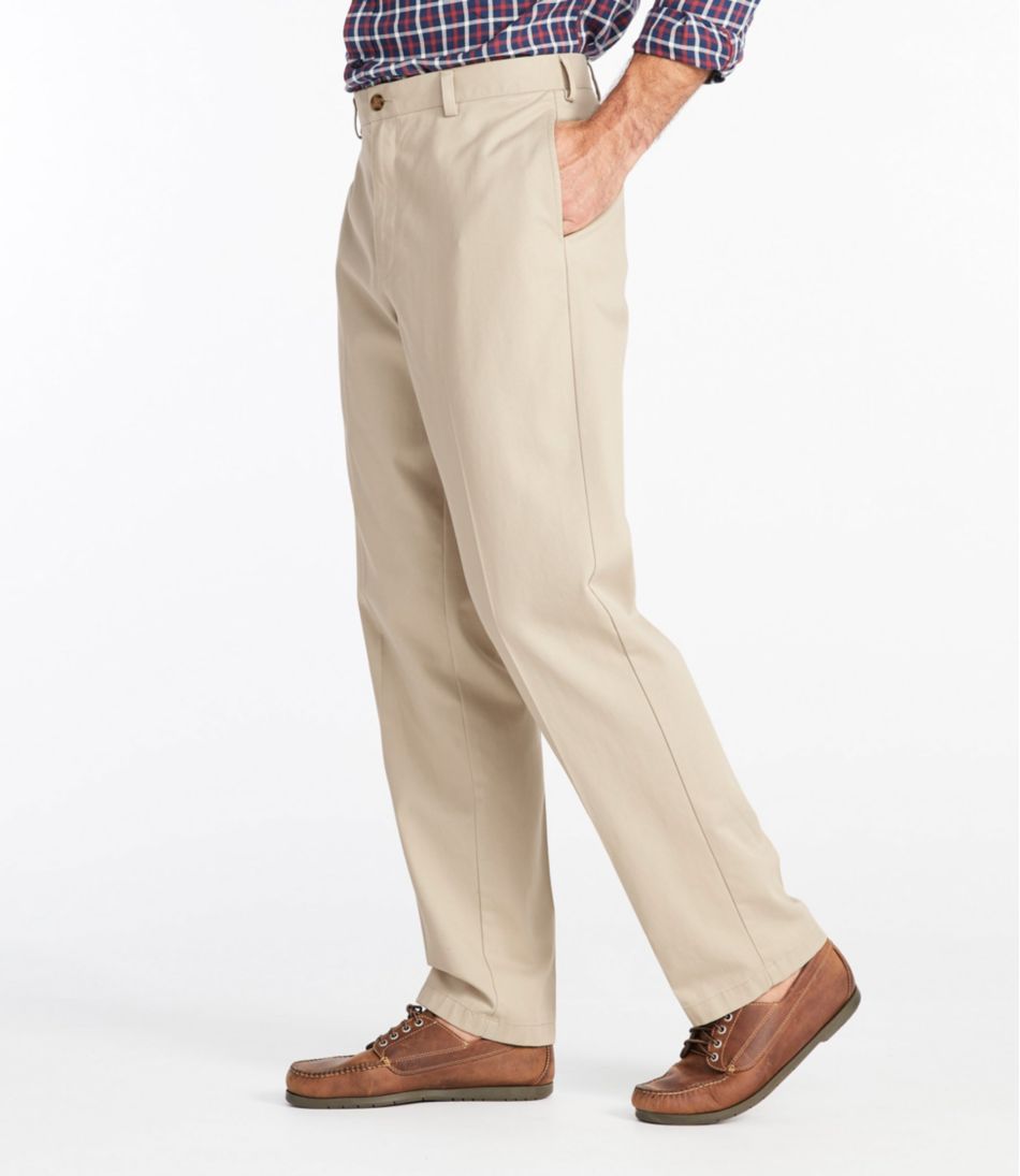 L.L.Bean | Men's Wrinkle-Free Double L® Chinos, Natural Fit, Plain Front