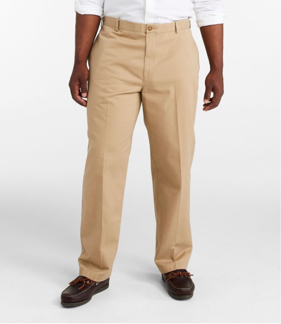 L.L.Bean | Men's Wrinkle-Free Double L® Chinos, Natural Fit, Plain Front