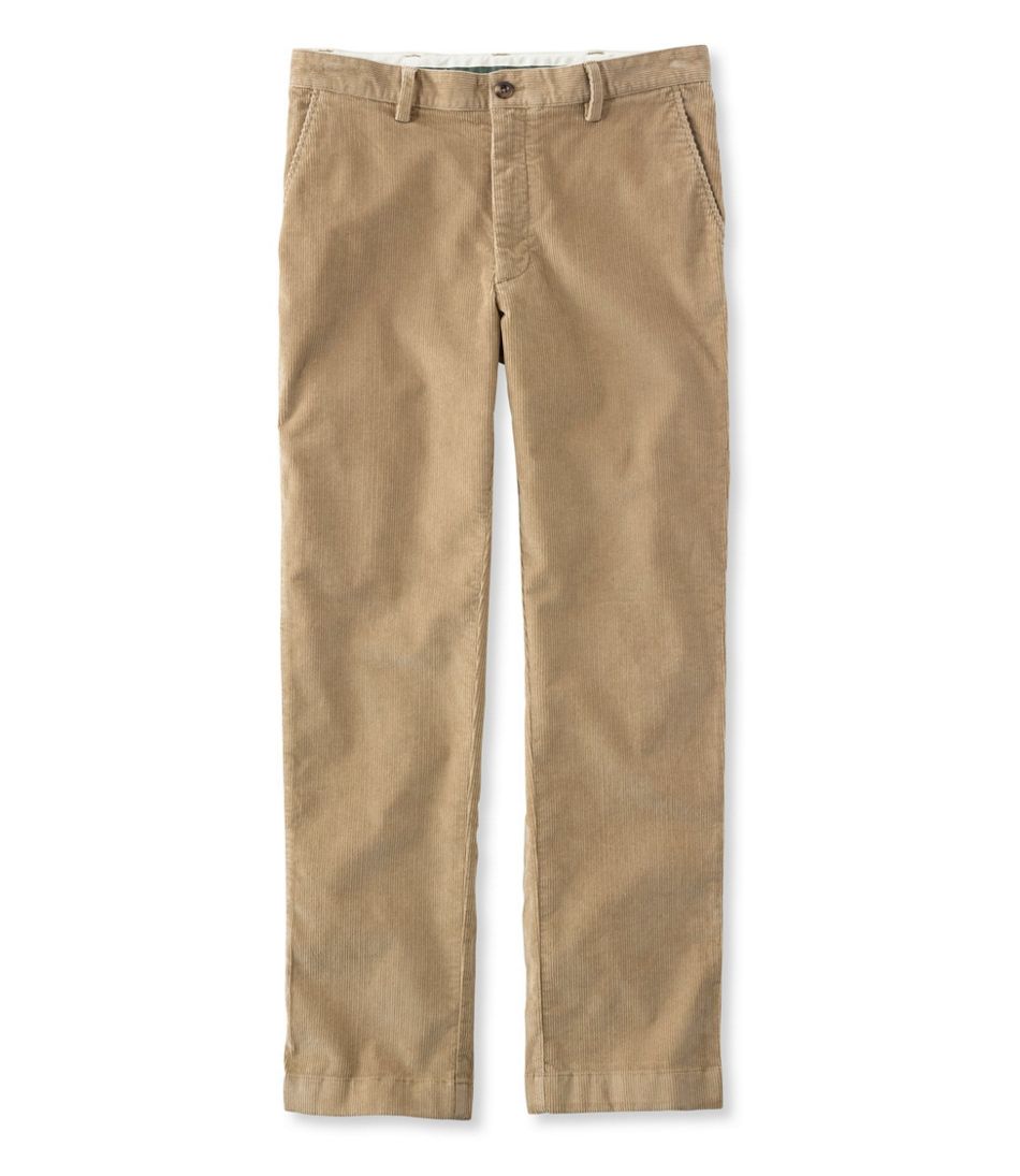 L.L.Bean | Men's L.L.Bean Stretch Country Corduroy Pants, Classic Fit, Plain Front