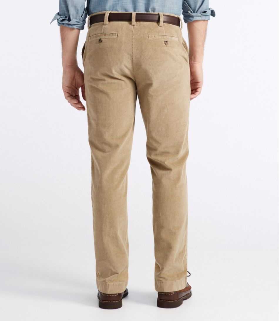 L.L.Bean | Men's L.L.Bean Stretch Country Corduroy Pants, Classic Fit, Plain Front