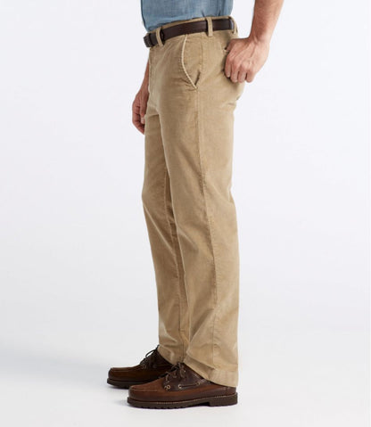 L.L.Bean | Men's L.L.Bean Stretch Country Corduroy Pants, Classic Fit, Plain Front