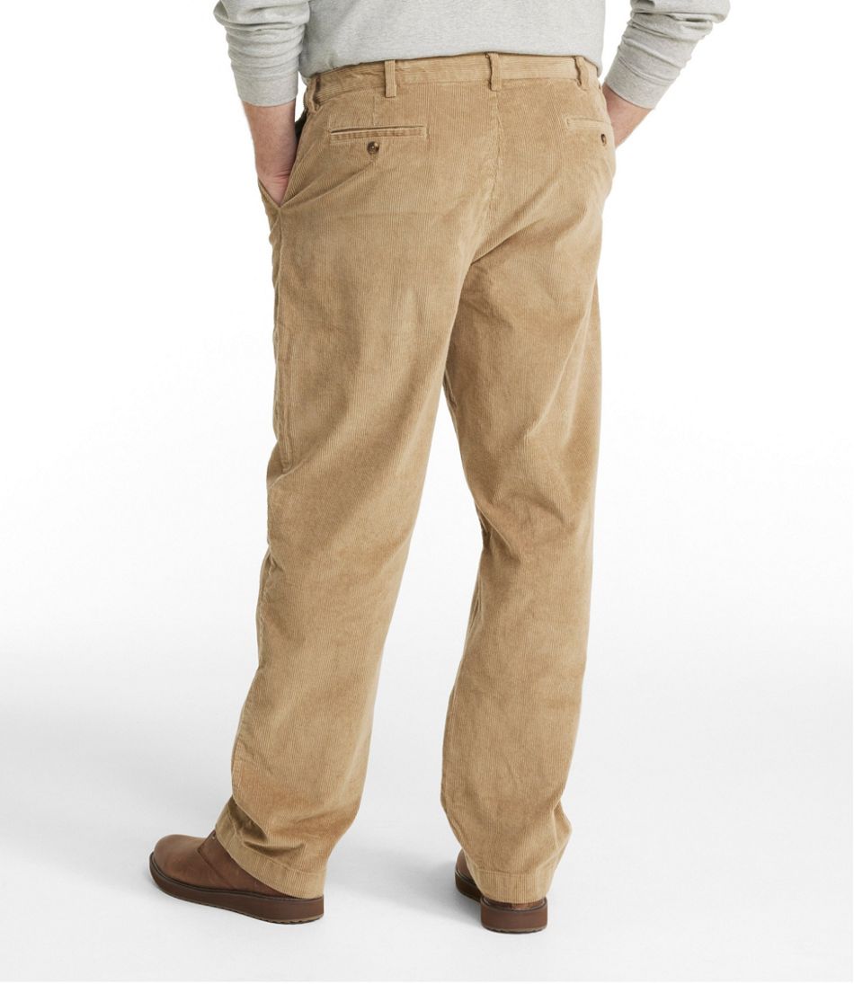 L.L.Bean | Men's L.L.Bean Stretch Country Corduroy Pants, Classic Fit, Plain Front