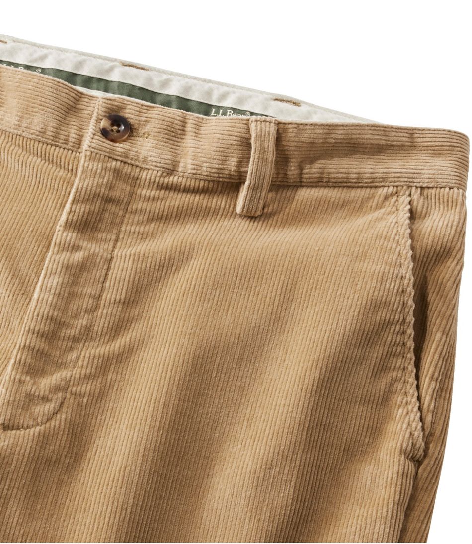 L.L.Bean | Men's L.L.Bean Stretch Country Corduroy Pants, Classic Fit, Plain Front